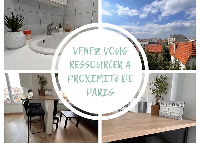 Studio Lumineux- A 15 Min De Paris